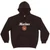 Pullover/Hooded Black Sweatshirt- Marine Logo