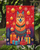Finnish Spitz Holiday Christmas Garden Flag