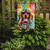 Doberman Pinscher Hippie Dawg Garden Flag