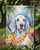 English Setter Luau Garden Flag