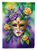 Mask Mardi Gras House Flag