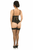 Lavish Fishnet Underwire Open Cup Waist Cincher