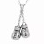 Knockout Boxing Gloves Necklace