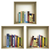 Set of Three Tisha Niche 3D Square Peel and Stick Wall Decals