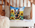 German Shepherd in Sunflowers Pair of Pot Holders