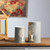 Punched Metal Tree Candle Holder 