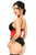 Lavish Sheer Lace Underwire Waist Cincher Corset