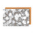 12" X 18" Gray And Gold Abstract Agglomerated cork Placemats