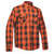 TW205.16 - Mens Black and Orange Flannel Shirt