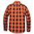 TW205.16 - Mens Black and Orange Flannel Shirt
