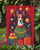 Basenji Holiday Christmas Garden Flag