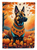 Belgian Malinois Fall House Flag