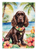 Cocker Spaniel Luau Garden Flag