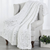 Ivory 2 Piece Bordered Box 100% Polyester Bath Mat Set