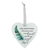 Glass Ornament Heart Memories Will Warm