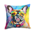 French Bulldog Hippie Dawg Pair of Pot Holders