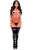 BOXED Red Stretchy Body Harness Bodysuit with Silver Hardware