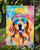 Golden Retriever Hippie Dawg Garden Flag