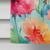 Carnations in Watercolor House Flag