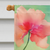 Carnations in Watercolor House Flag