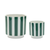 Pot (Set of 2) 4"D x 4"H, 5.5"D x 5.75"H Dolomite