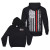 Pullover/Hooded Vintage Red Line Black