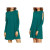 Almondina Tunic Dress With Slivered Sleeves