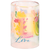 Candleholder Peace Love Joy 6In