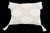 13" X 18" Beige and White Throw Pillow with Tassels