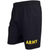 Men's Black Running Short - Yellow Army