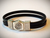 Spiral Leather Bracelet (Silver or Brass)