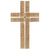 Cross Wall Antique Wood Look