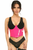 Lavish Patent Open Cup Underwire Waist Cincher