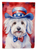 Coton de Tulear Patriotic American Garden Flag