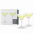 Angled Crystal Margarita Glasses By Viski