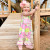 AnnLoren Boutique Spring Floral Baby Girls Ruffle Romper Onesie Holiday Infant Toddler Jumpsuit