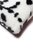 12" X 20" X 5" Sugarland Black And White Faux Pillow 2 Pack - 689805010065