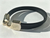 Silver/Brass Hook Leather Bracelet