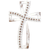 Rustic Wood Look Resin Wall Cross 