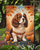 Cavalier Spaniel Fall Garden Flag