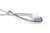 Blue Lace Agate Drop Pendant, 925 Sterling Silver