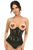 Lavish Sheer Lace Underwire Open Cup Underbust Corset
