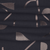 24" Beige and Black Geometric Cotton Blend Throw Pillow With Embroidery