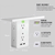 Executive Shelf Multi Charge Wall Outlet