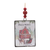 Glass Winter Wishes Barn Ornament 