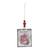 Glass Winter Wishes Barn Ornament