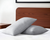 Set of Two Cloud Linen King Pillowcases