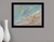 Seashore Star Black Framed Print Wall Art