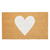 Calloway Mills White Heart Doormat