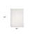 5' X 7' Ivory And Off White Geometric Area Rug